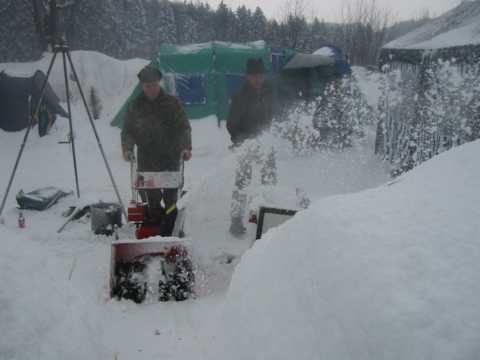 Schneefr&auml;se der 'Elchinger'